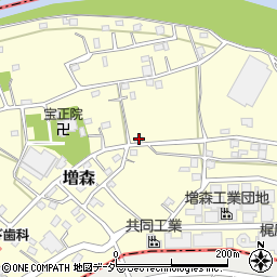 埼玉県越谷市増森1635周辺の地図
