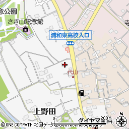 埼玉県さいたま市緑区上野田293周辺の地図