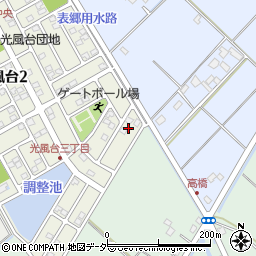 茨城県取手市光風台3丁目5-16周辺の地図