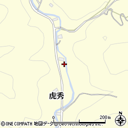 埼玉県飯能市虎秀405周辺の地図