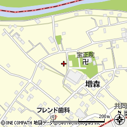 埼玉県越谷市増森1694周辺の地図