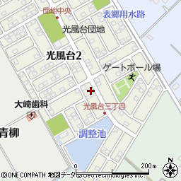 茨城県取手市光風台3丁目8-2周辺の地図