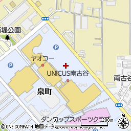 ＵＮＩＣＵＳ南古谷駐車場周辺の地図