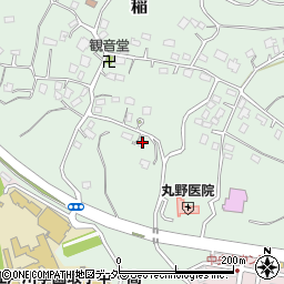 茨城県取手市稲1048-1周辺の地図