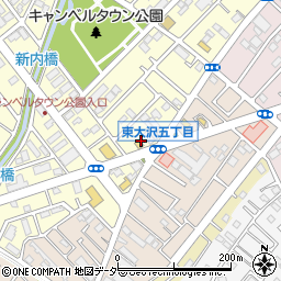 ミスタードーナツ 北越谷周辺の地図