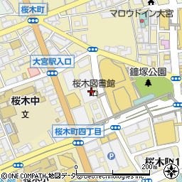 青蓮 大宮西口店周辺の地図