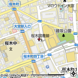 青蓮 大宮西口店周辺の地図