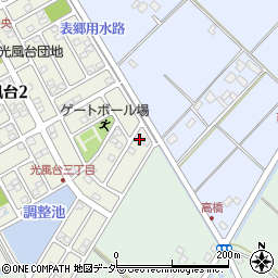 茨城県取手市光風台3丁目5-17周辺の地図