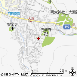 福井県越前市大滝町周辺の地図