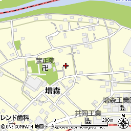 埼玉県越谷市増森1671周辺の地図
