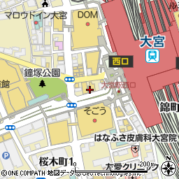 カギの１１０番生活救急車　さいたま市大宮区・桜木・大成・櫛引・三橋・上小受付センター周辺の地図