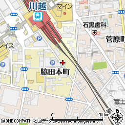 トヨタレンタリース埼玉川越西口駅前店周辺の地図