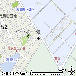 茨城県取手市光風台3丁目5-18周辺の地図