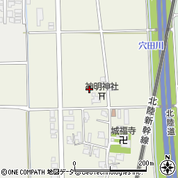 福井県越前市庄町周辺の地図