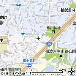 富士見町公園周辺の地図
