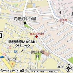 東新井団地周辺の地図