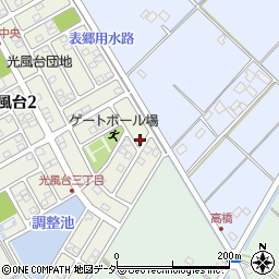 茨城県取手市光風台3丁目1-5周辺の地図