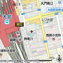 蔵重 大宮本店周辺の地図
