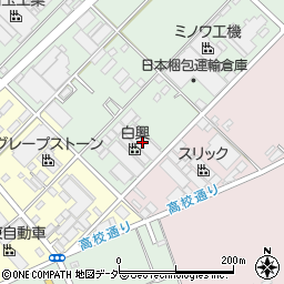 白興日高工場周辺の地図