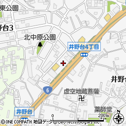 茨城県取手市井野台周辺の地図