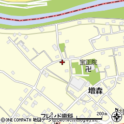 埼玉県越谷市増森1692周辺の地図