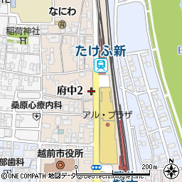 ユートラベル福井周辺の地図
