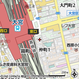 完全個室 牛タンと牡蠣 縁 ‐ENISHI‐ 大宮本店周辺の地図