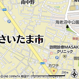 埼玉県さいたま市見沼区南中野101-6周辺の地図