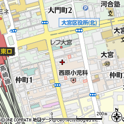 富士ソフト株式会社　大宮オフィス周辺の地図