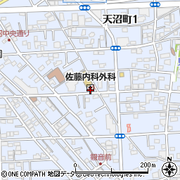 佐藤内科外科医院周辺の地図