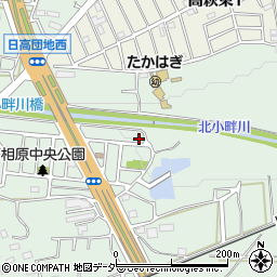 埼玉県日高市高萩1759-14周辺の地図