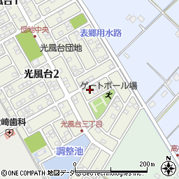 茨城県取手市光風台3丁目2-8周辺の地図