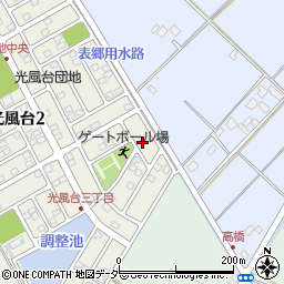 茨城県取手市光風台3丁目1-7周辺の地図