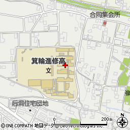長野県立箕輪進修高等学校周辺の地図