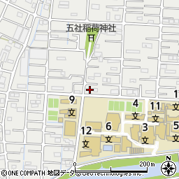 埼玉県越谷市南荻島3597周辺の地図