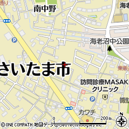 埼玉県さいたま市見沼区南中野101周辺の地図