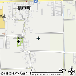 福井県越前市横市町周辺の地図