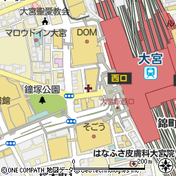 磯丸水産 大宮西口店周辺の地図