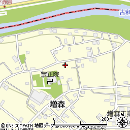 埼玉県越谷市増森1676周辺の地図