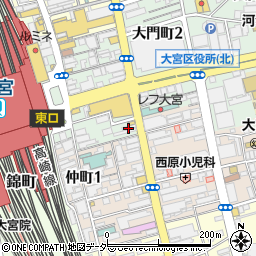茗渓塾大宮教室周辺の地図