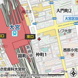株式会社レックス大興　本店周辺の地図