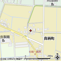 福井県越前市真柄町周辺の地図