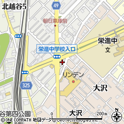 明光義塾北越谷教室周辺の地図