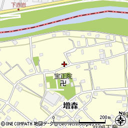 埼玉県越谷市増森1677周辺の地図