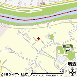 埼玉県越谷市増森1298-3周辺の地図