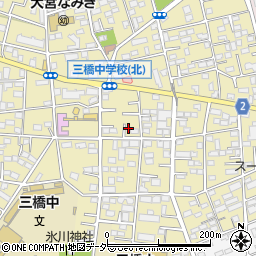 埼玉県さいたま市大宮区三橋1丁目1358-8周辺の地図