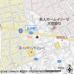 セブンイレブンさいたま上小町店周辺の地図