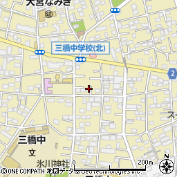 埼玉県さいたま市大宮区三橋1丁目1358周辺の地図