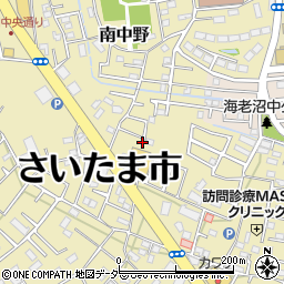 埼玉県さいたま市見沼区南中野108-13周辺の地図