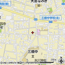 埼玉県さいたま市大宮区三橋1丁目1238周辺の地図